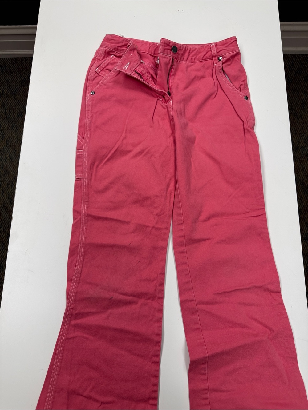 Talbots Pink Wide-Leg Jeans